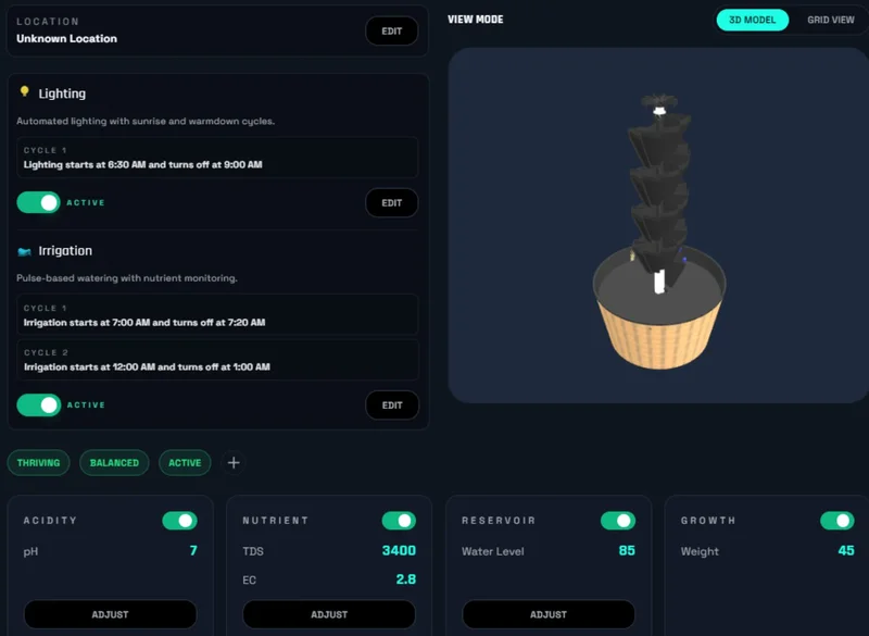 Smithy app interface on phone